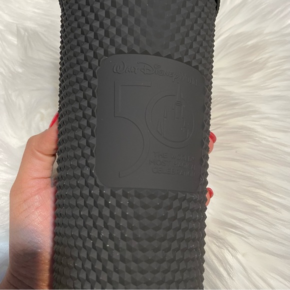 Walt Disney World 50th Anniversary Geometric Starbucks Tumbler Straw Black NEW - Picture 9 of 10